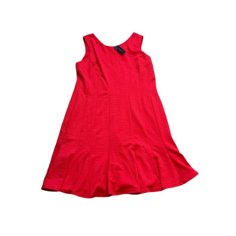Lane Bryant Red Flowy Whimsical Fairycore Dress Size 14/16 Plus Sleeveless - NEW